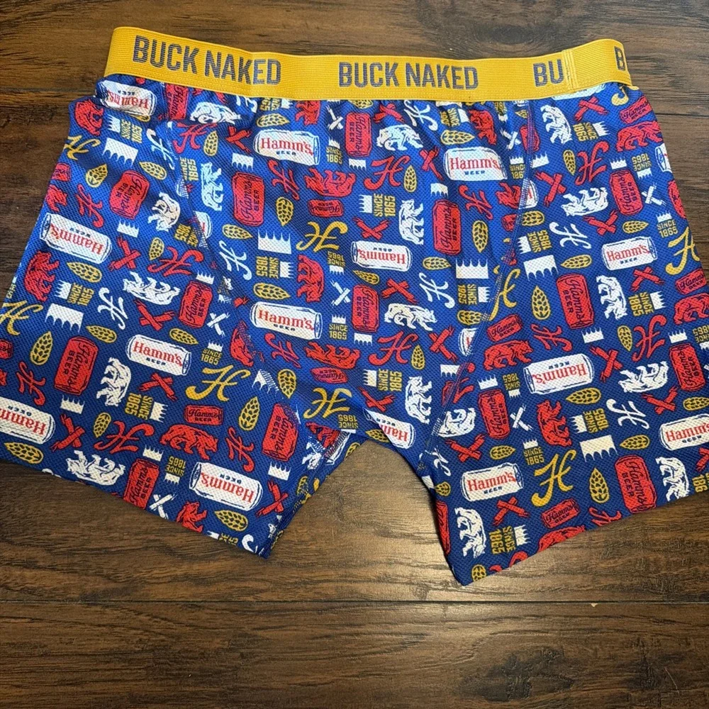 Duluth Buck Naked Boxer Briefs Mens Size XL Hamms Beer
